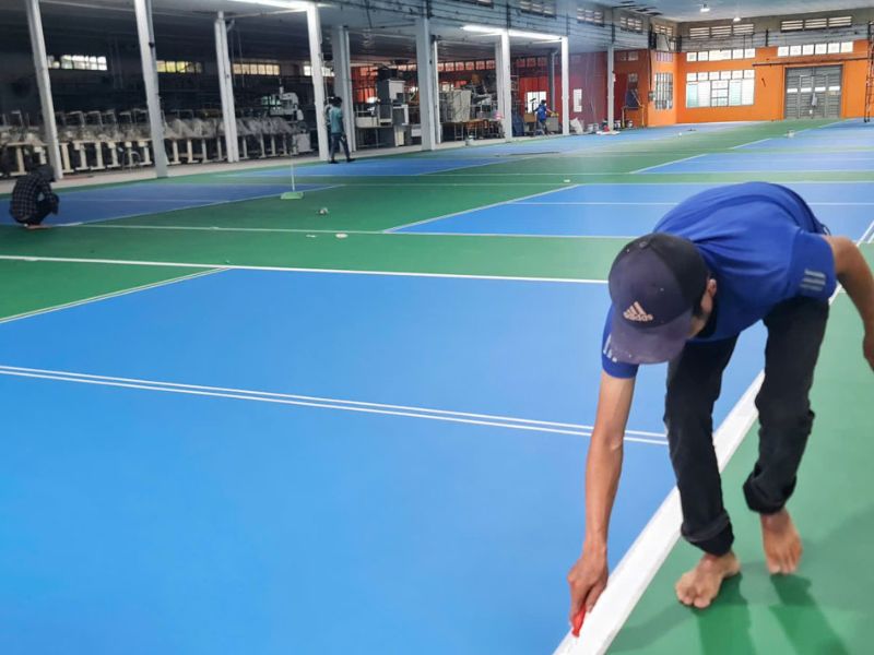  Kích thước và diện tích sân pickleball ảnh hưởng trực tiếp đến giá sơn sân