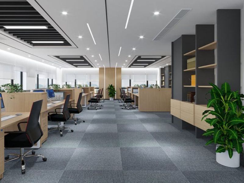  Mẫu văn phòng vách thạch cao thiết kế theo phong cách hiện đại
