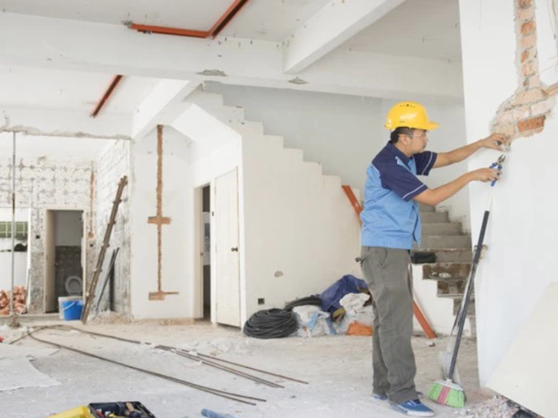  Phần thô thường chiếm 25 – 35% tổng báo giá sửa chữa nhà hàng chữa lành