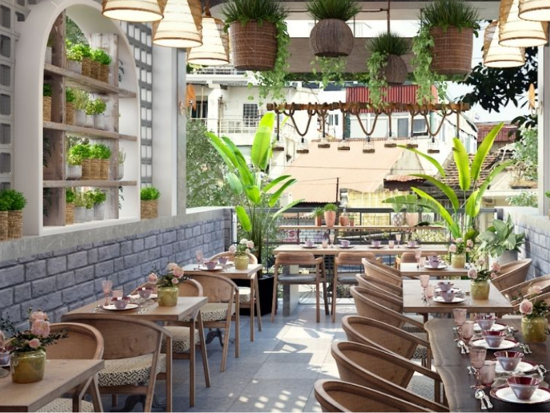  Nội thất nhà hàng chữa lành ghi điểm với sự tối giản, mang đến cảm giác gần gũi