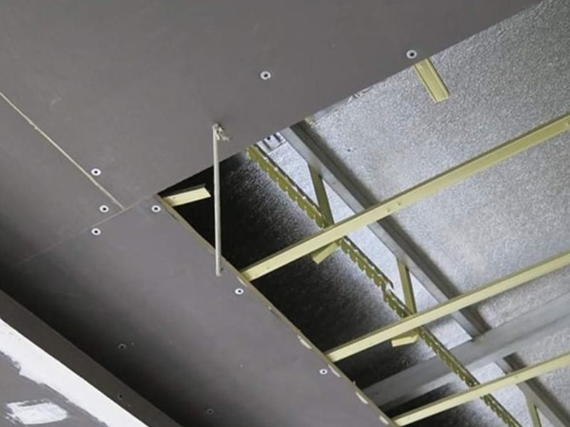  Cách âm hiệu quả với trần thạch cao nhiều lớp