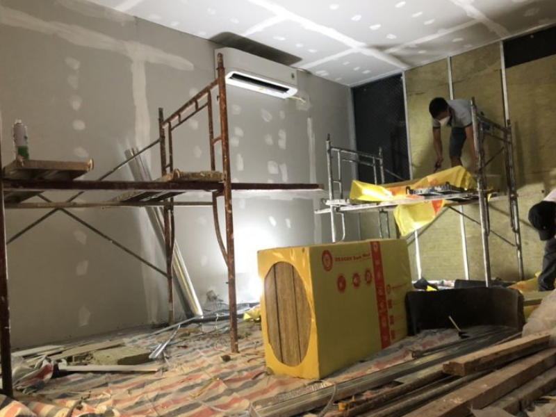  Tăng khối lượng cản âm là nguyên lý cách âm phổ biến được áp dụng