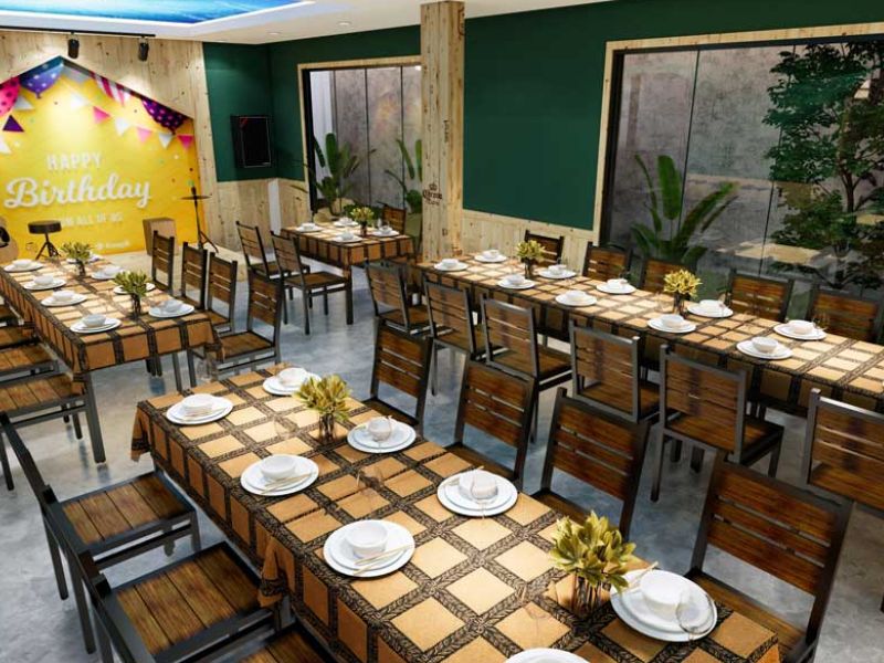 Thiết kế phòng cách âm quán nhậu chống ồn với vật liệu cách âm phù hợp