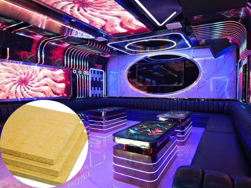   Quán karaoke cách âm bằng bông khoáng Rockwool