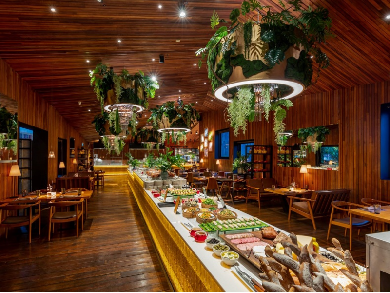  Mẫu nhà hàng buffet quy hoạch mặt bằng và lối di chuyển khoa học