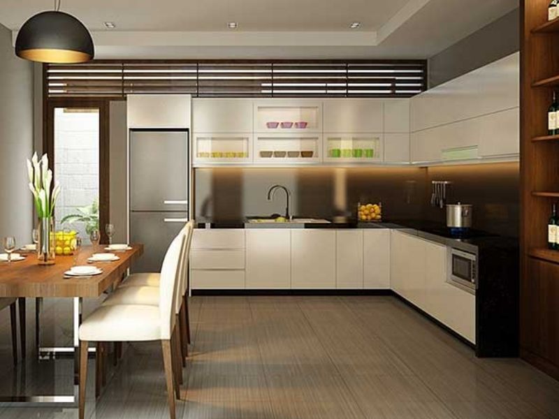  Mẫu cải tạo phòng bếp cũ thẩm mỹ, hiện đại, hợp phong thủy