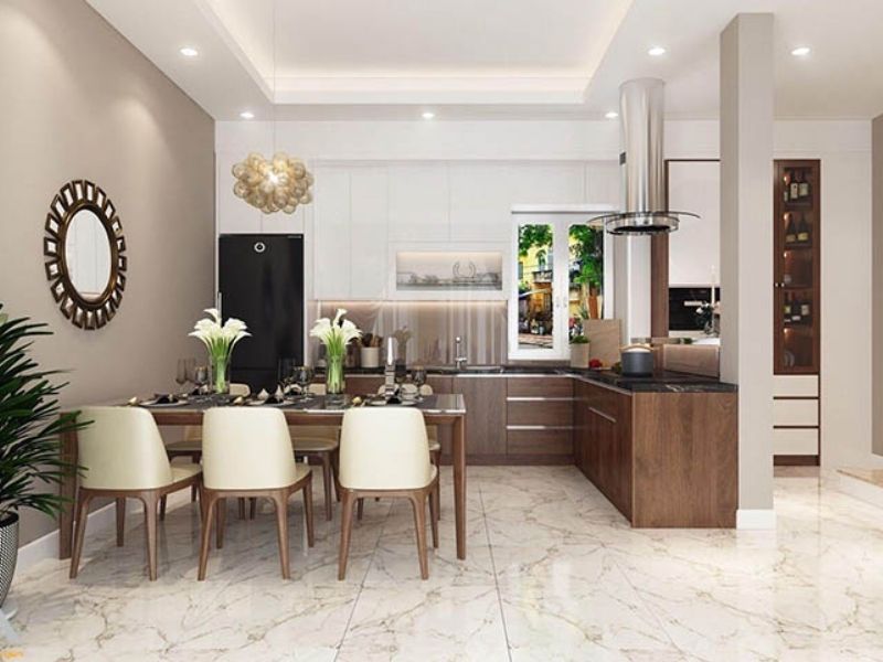  Mẫu phòng bếp hướng nam tăng vượng khí cho gia chủ mệnh Hỏa