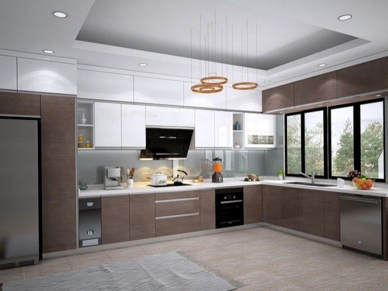  Màu sắc và vật liệu hài hòa góp phần nâng cấp phòng bếp cũ chuẩn phong thủy