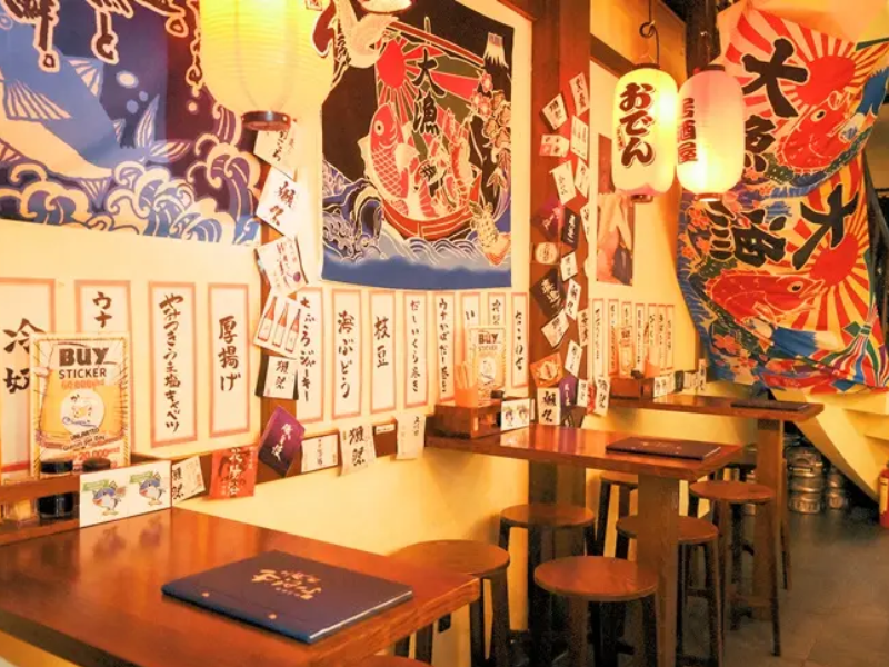  Mẫu nhà hàng Nhật theo phong cách Izakaya