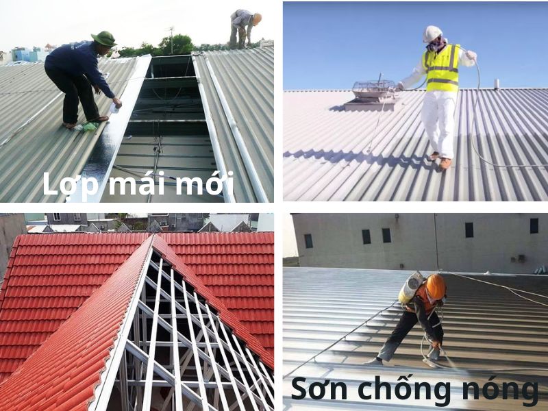  Chi phí lợp mái mới cao hơn so với chi phí sơn chống nóng