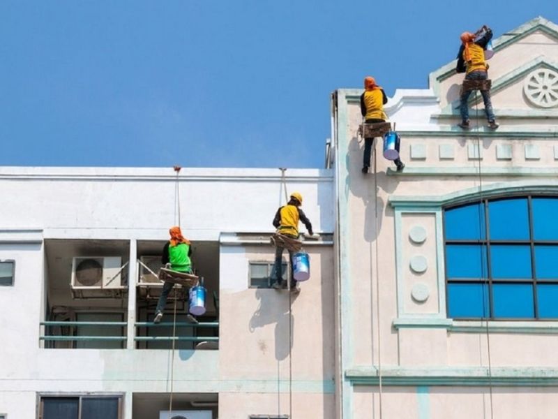  Mẫu nhà dân dụng thi công sơn chống nóng