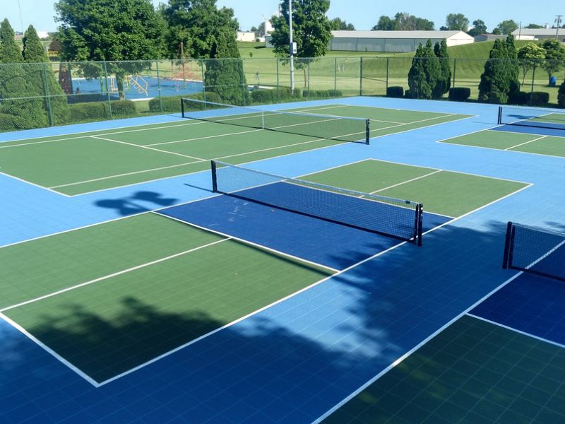 Thiết kế sân chơi Pickleball đôi tối ưu diện tích tăng khả năng kinh doanh