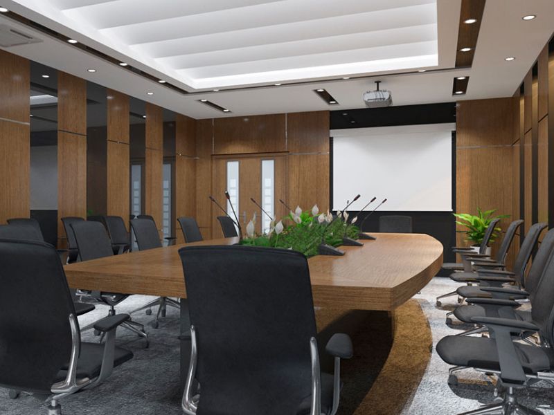  Thiết kế phòng họp Đồng Nai tiêu âm hiệu quả, sang trọng, thẩm mỹ