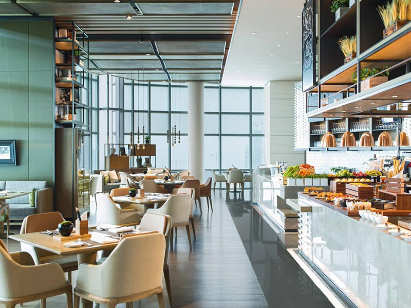 Mẫu nhà hàng buffet cải tạo lại hệ thống khu bếp vận hành khoa học, thông minh