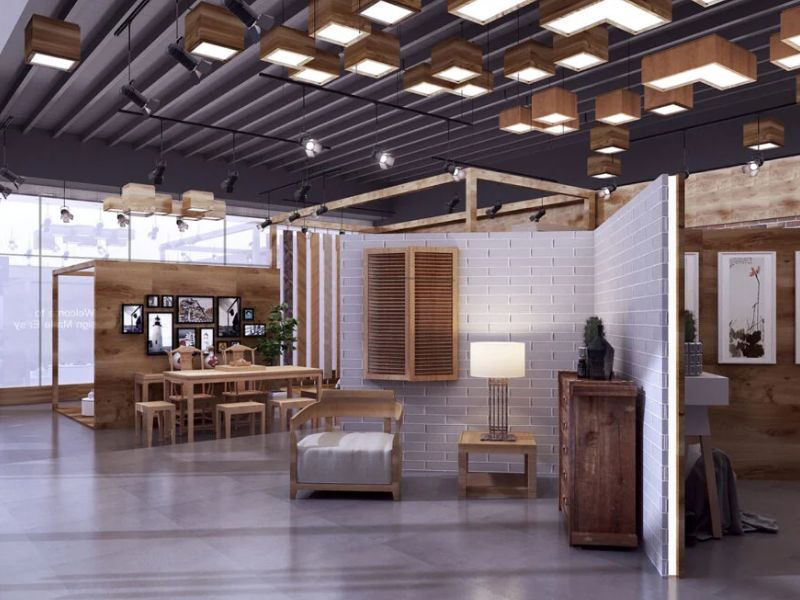  Mẫu showroom nội thất thi công lắp đặt cách âm, tiêu âm thẩm mỹ ấn tượng