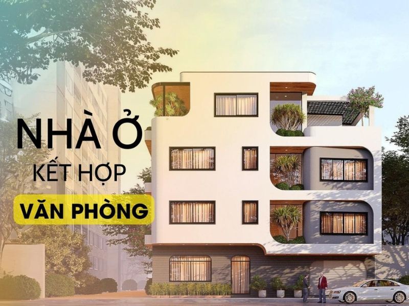 Mẫu nhà ở kết hợp văn phòng cho thuê gia thuê từ 13,7 – 15 USD/m2 /tháng