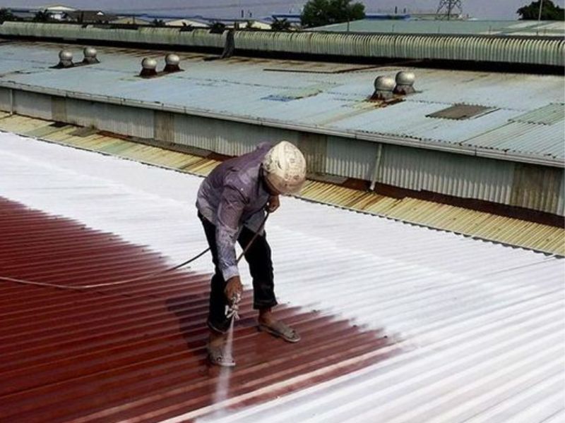  Nhiệt độ thi công sơn chống gỉ sét cho nhà dân và nhà xưởng từ 10 – 35 độ C