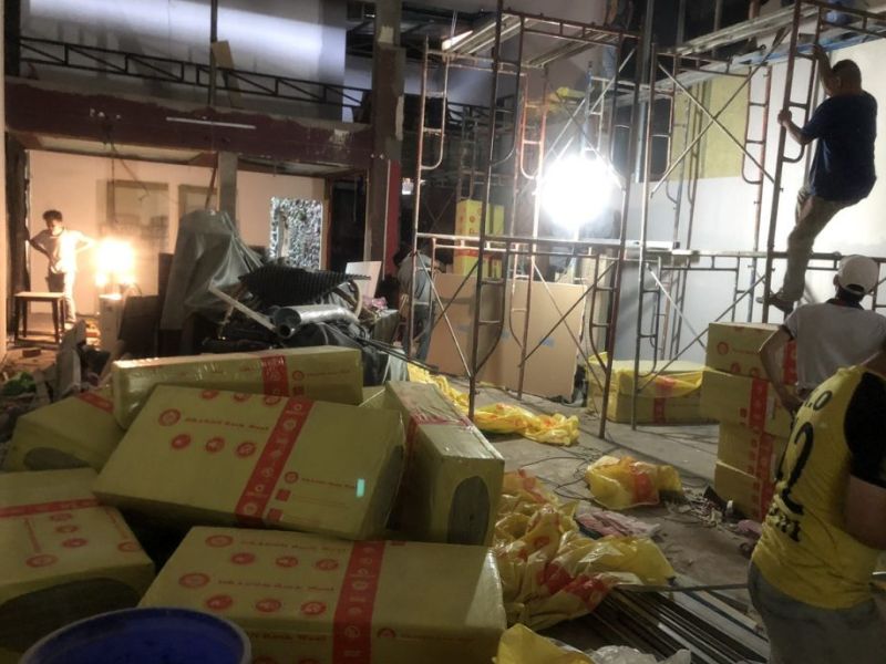  Bông khoáng Rockwool có khả năng tiêu âm quán bar Nha Trang hiệu quả