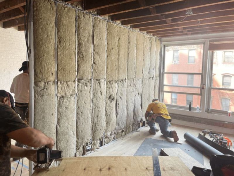  Bông khoáng – Vật liệu cách âm tường văn phòng hiệu quả