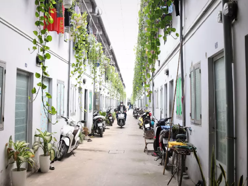  Kết cấu dãy trọ yêu cầu cách âm hiệu quả để giảm ồn giữa các phòng, đảm bảo sự riêng tư