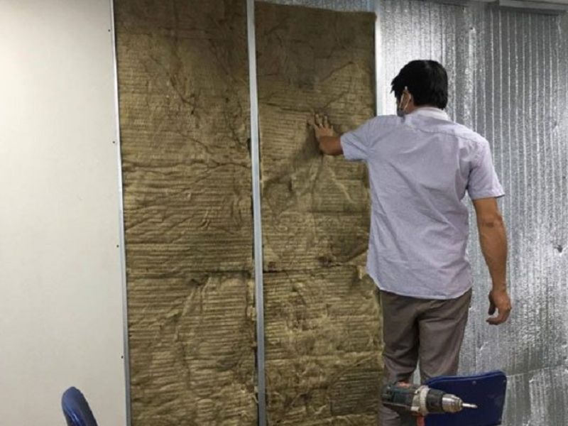  Vách thạch cao cách âm thi công đạt tiêu chuẩn