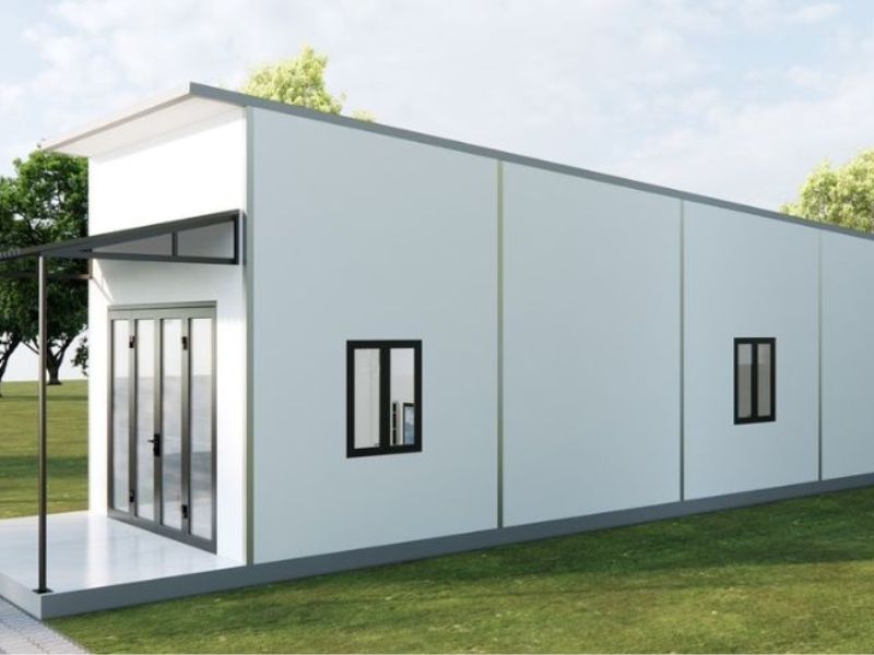  Nhà lắp ghép bằng panel có khả năng cách âm, cách nhiệt, chống cháy hiệu quả