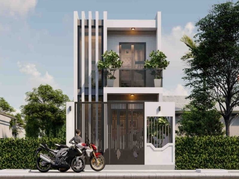  Mẫu nhà phố bền đẹp với quy trình thi công cột, dầm, sàn đạt tiêu chuẩn