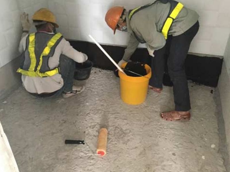  Chống thấm cho khu vực nhà vệ sinh