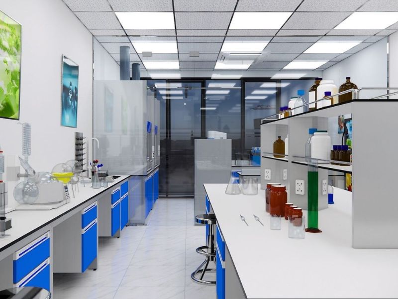  Mẫu phòng lab thi công bằng panel PU chất lượng, đảm bảo yêu cầu kỹ thuật