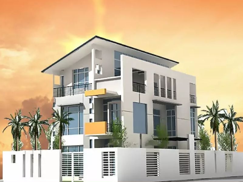  Mẫu nhà thi công dịch vụ sơn chống nóng