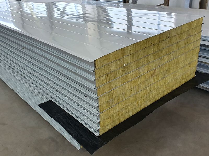  Vách ngăn panel sân thượng Rockwool