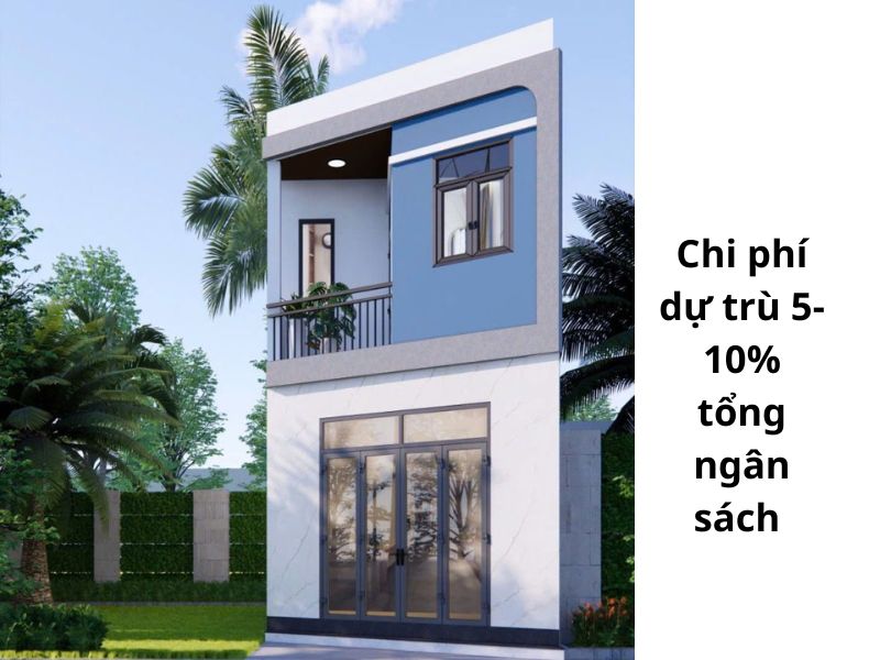  Chủ đầu tư nên dự trù chi phí khoảng 10 – 15% tổng ngân sách để xử lý tình huống ngoài kế hoạch