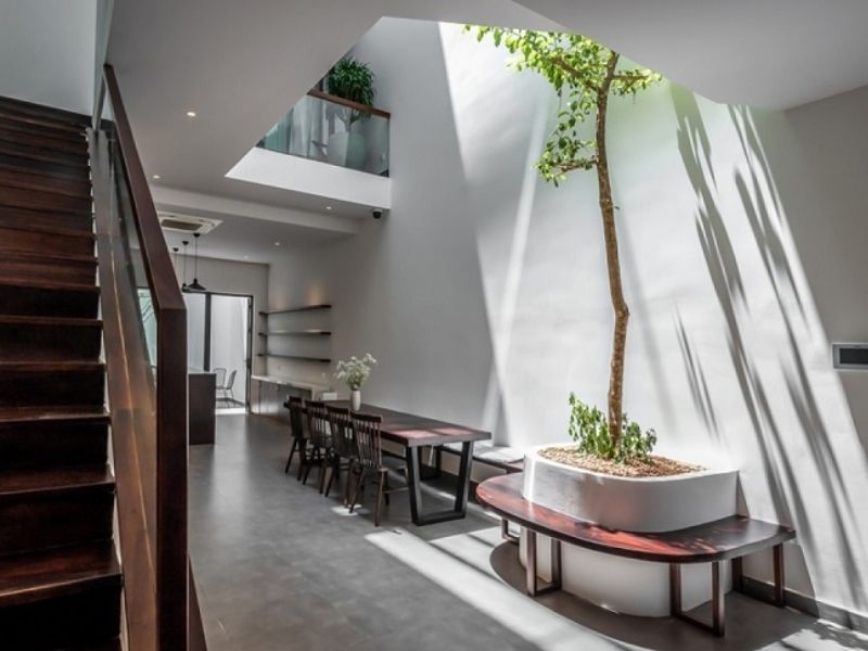  Giếng trời – ý tưởng hay cho thiết kế lấy sáng tự nhiên nhà phố HCM