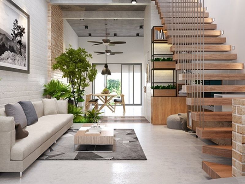  Mẫu không gian nội thất nhà phố hài hòa, thiết kế khoa học, đón sáng tự nhiên hiệu quả