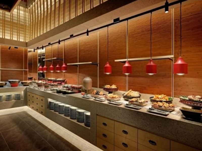  Mẫu quầy line buffet tích hợp công nghệ thông minh