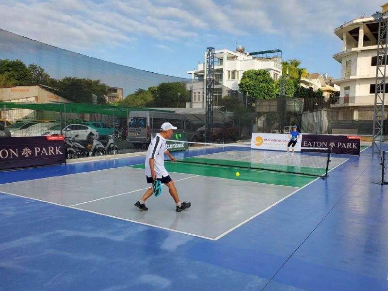  Sân pickleball được làm từ polyurethane sở hữu độ bền vượt trội