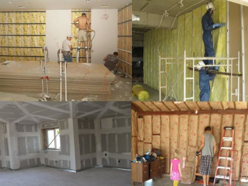 Thi công cách âm đảm bảo yếu tố thẩm mỹ