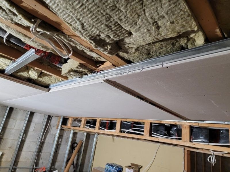  Thi công trần cách âm cho công trình tại Bến Tre