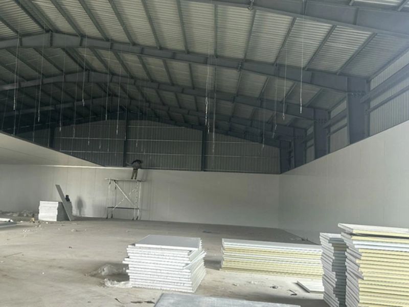  Thi công vách panel chống cháy tại Alo Nhà Xinh