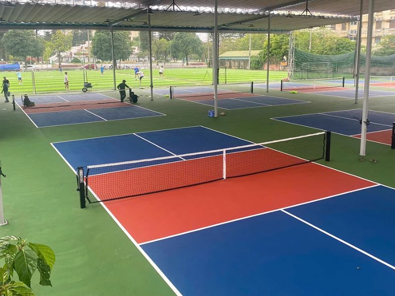  Thi công sân pickleball tiêu chuẩn