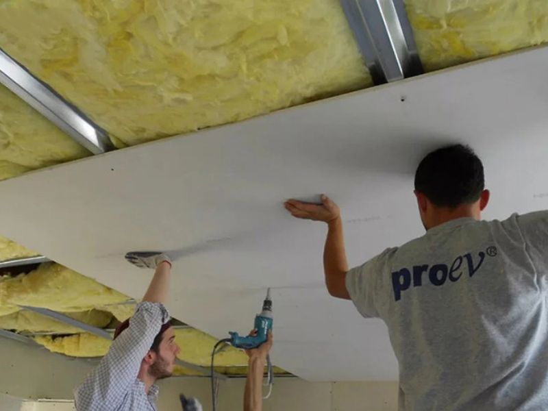  Sử dụng bông thủy tinh để cách âm không gian phòng làm việc