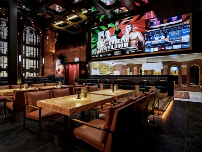   Mẫu cải tạo nhà hàng sports bar & lounge theo phong cách Mỹ đẹp tại Alo Nhà Xinh