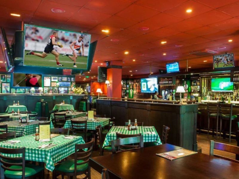  Cải tạo nhà hàng sports bar & lounge theo phong cách Mỹ ưu tiên không gian rộng rãi