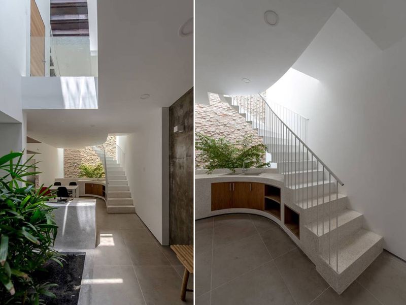  Cải tạo nhà ống cũ tối ưu không gian bằng cách tạo ô thông tầng 