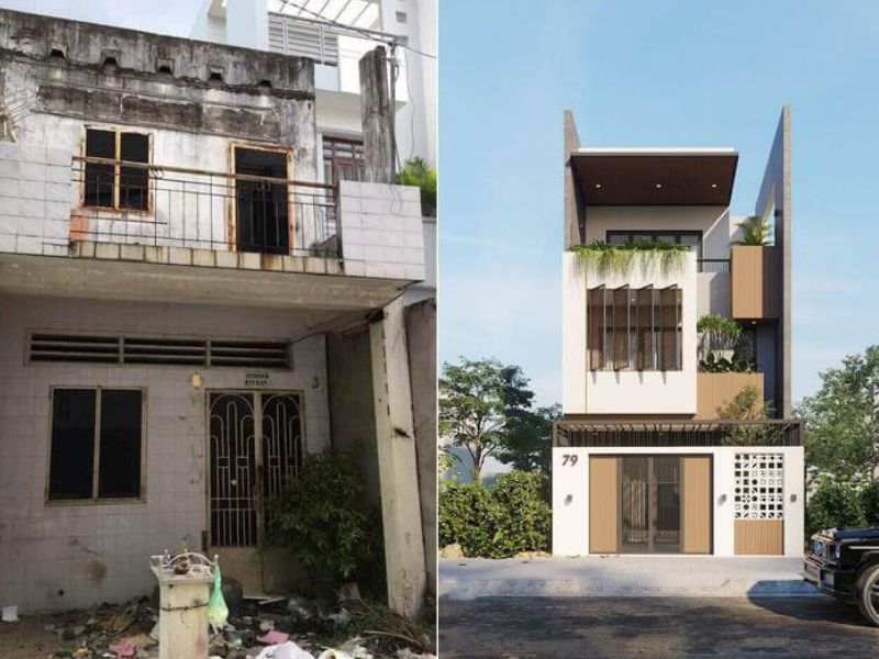 Thi công cải tạo nhà ống tối ưu không gian