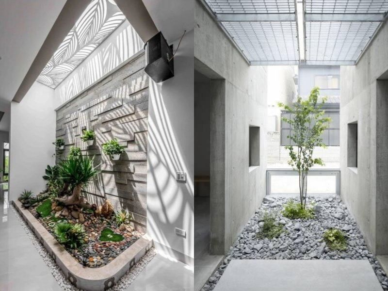  Bố trí giếng trời khi cải tạo nhà phố