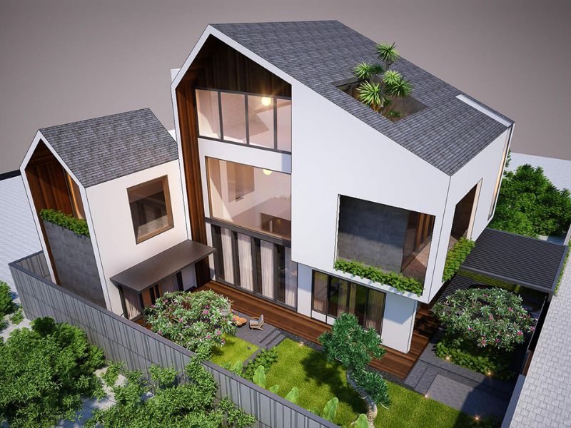  Thiết kế mái lấy gió cho nhà phố