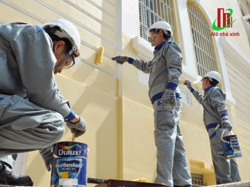  Dịch vụ thi công sơn nhà cũ HCM chuyên nghiệp, uy tín
