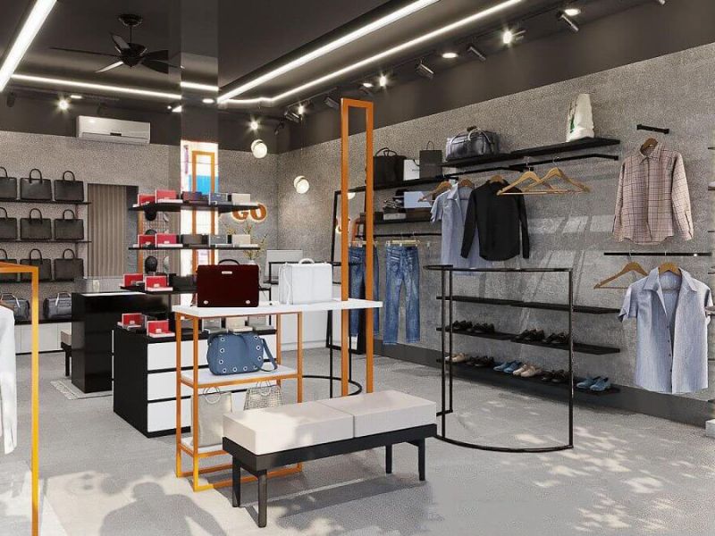  Sửa chữa, bố trí lại nội thất shop thời trang nam