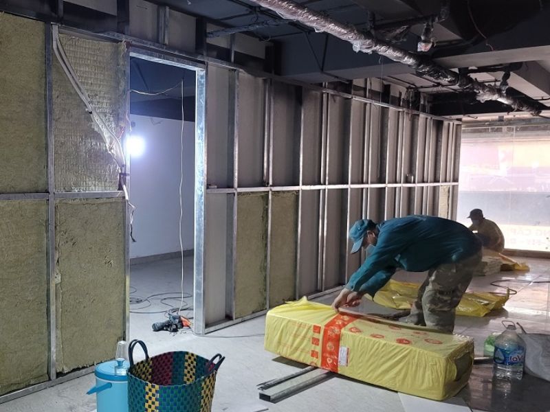  Thi công cách âm quán nhậu đảm bảo đúng tiến độ